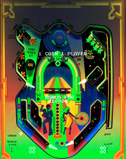 Video Pinball (Arcade) screenshot: Starting screen
