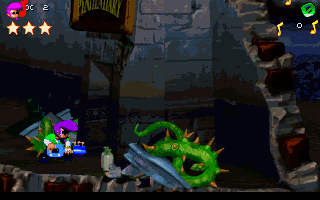 Johnny Bazookatone (DOS) screenshot: Start Me Up