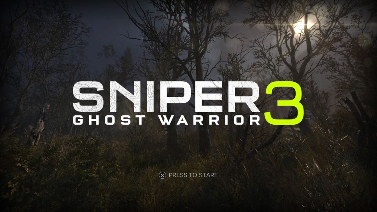 Sniper: Ghost Warrior 3 (Season Pass Edition) (PlayStation 4) screenshot: Sniper: Ghost Warrior 3 - Main title