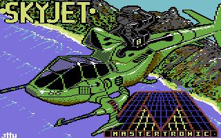 Skyjet (Commodore 64) screenshot: Loading Screen.