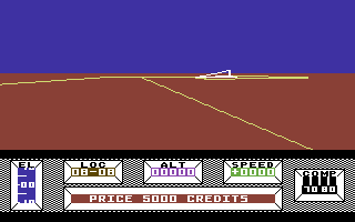 Mercenary: Escape from Targ - The Second City (Commodore 64) screenshot: Buy the craft?