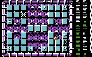 Oops! (Commodore 64) screenshot: Another level.