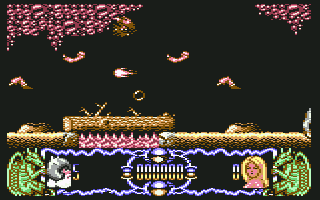 Deliverance: Stormlord II (Commodore 64) screenshot: Torn apart