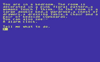 Scoop! (Commodore 64) screenshot: Start of your day.
