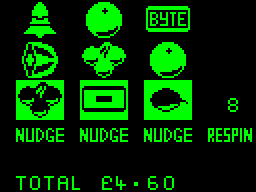 Fruit Machine (Atom) screenshot: Nudge option