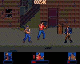 Last Action Hero (Amiga) screenshot: Level 1 - Foot Patrol