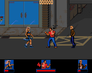 Last Action Hero (Amiga) screenshot: Level 4 - Into The Real World