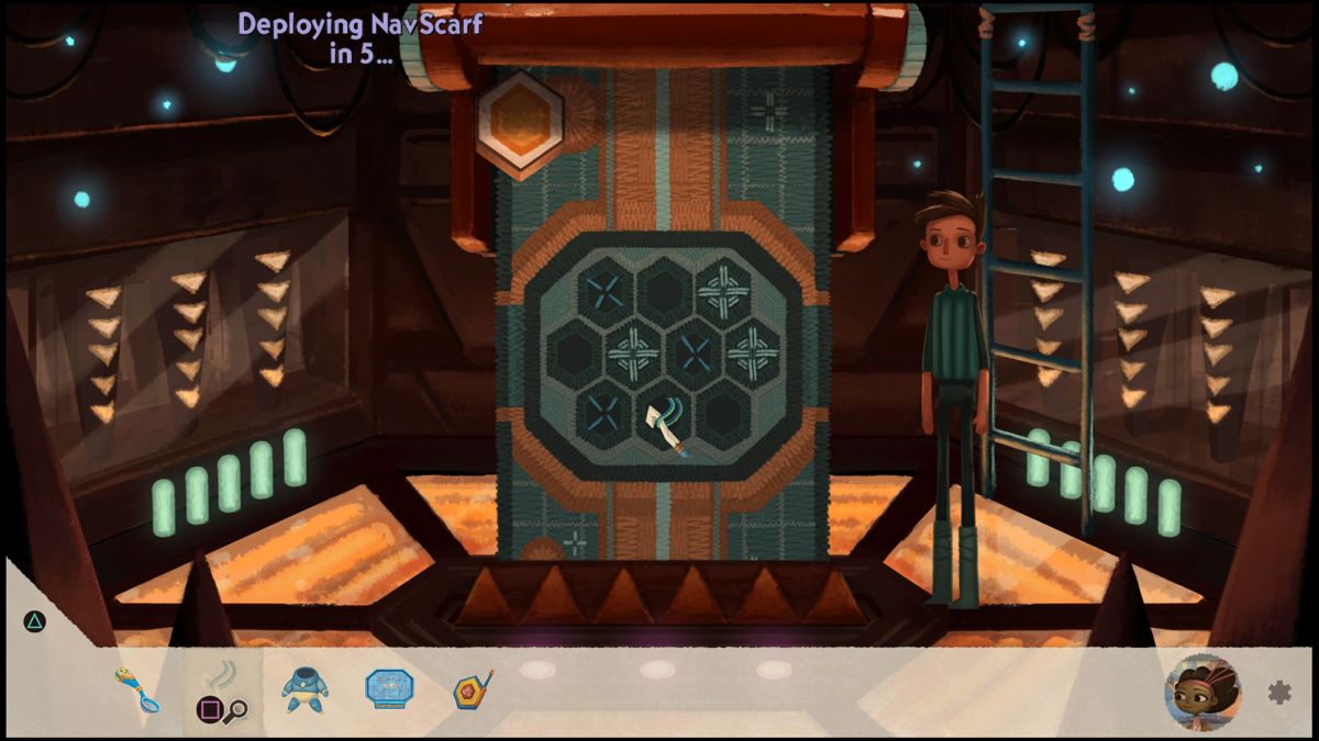 Broken Age (PlayStation 4) screenshot: Modifying the chart map