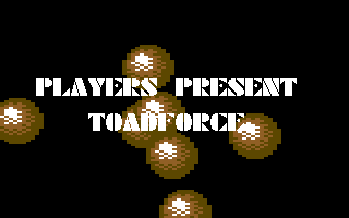 Toad Force (Commodore 64) screenshot: Title Screen.