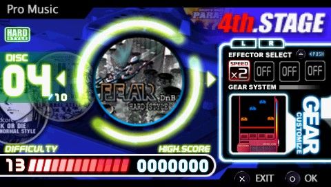 DJMax Portable (PSP) screenshot: This one's ultra difficult