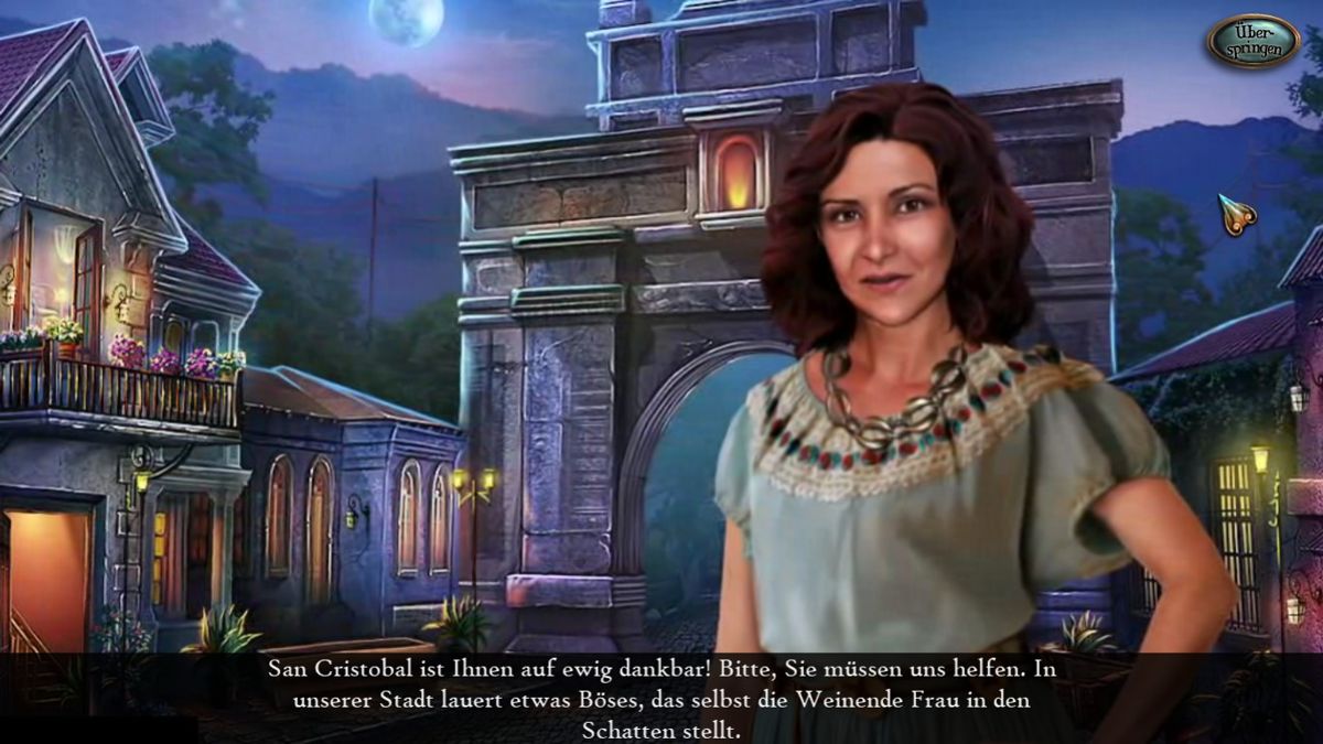 Lost Legends: The Weeping Woman (Collector's Edition) (Windows) screenshot: A shot from the intro movie of the bonus chapter.
