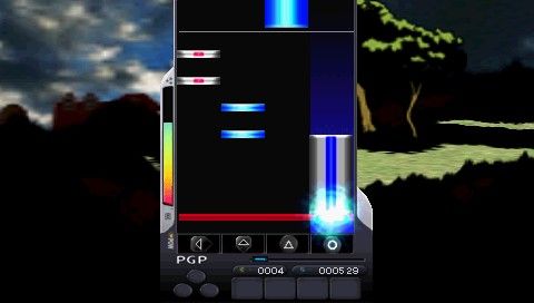 DJMax Portable (PSP) screenshot: Just keep that button pressed