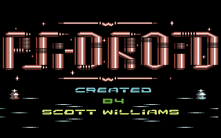 Psi-Droid (Commodore 64) screenshot: Title Screen.