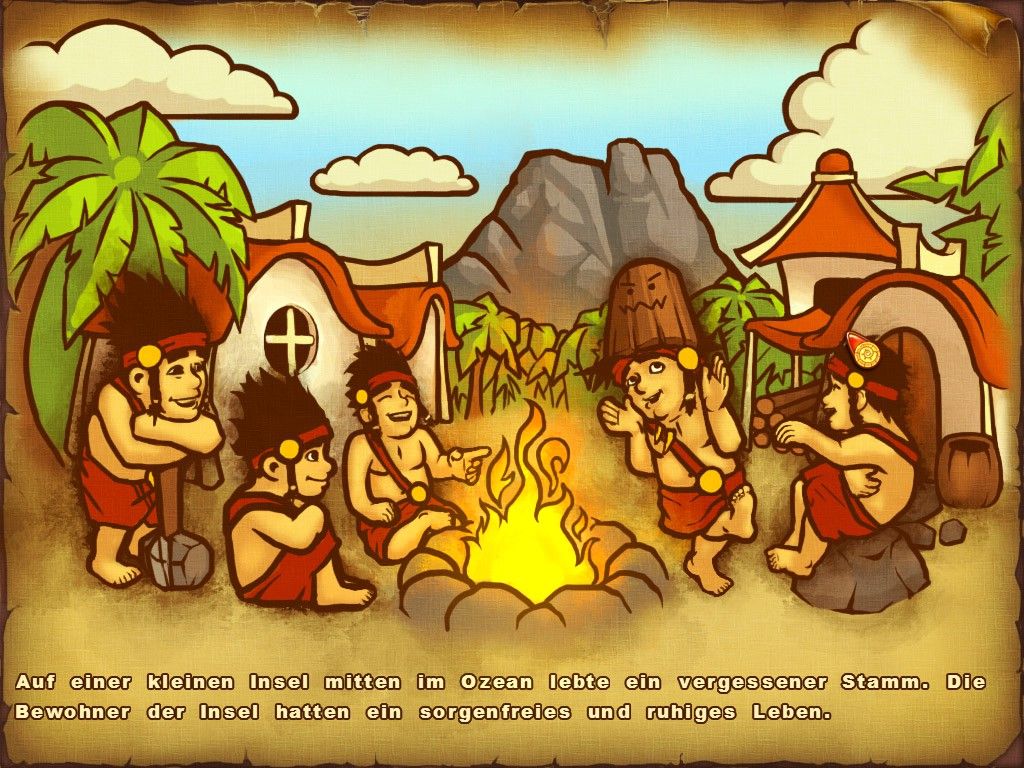 Island Tribe (Windows) screenshot: A shot from one of the movies.