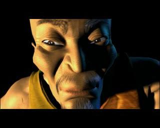 Wu-Tang: Shaolin Style (PlayStation) screenshot: Story Mode starts with another animated sequence showing this chap, the bad guy, capture the good guy