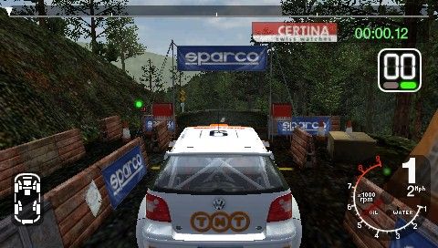 Colin McRae Rally 2005 Plus (PSP) screenshot: Race start