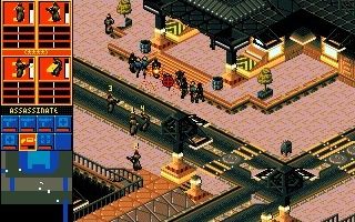 Syndicate (Amiga) screenshot: ... and the buildings also look nice.