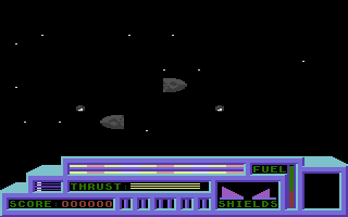 Death or Glory (Commodore 16, Plus/4) screenshot: Start of your bombing raid.