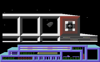 Death or Glory (Commodore 16, Plus/4) screenshot: Something to bomb.