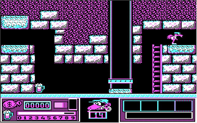Goody (DOS) screenshot: In the underground
