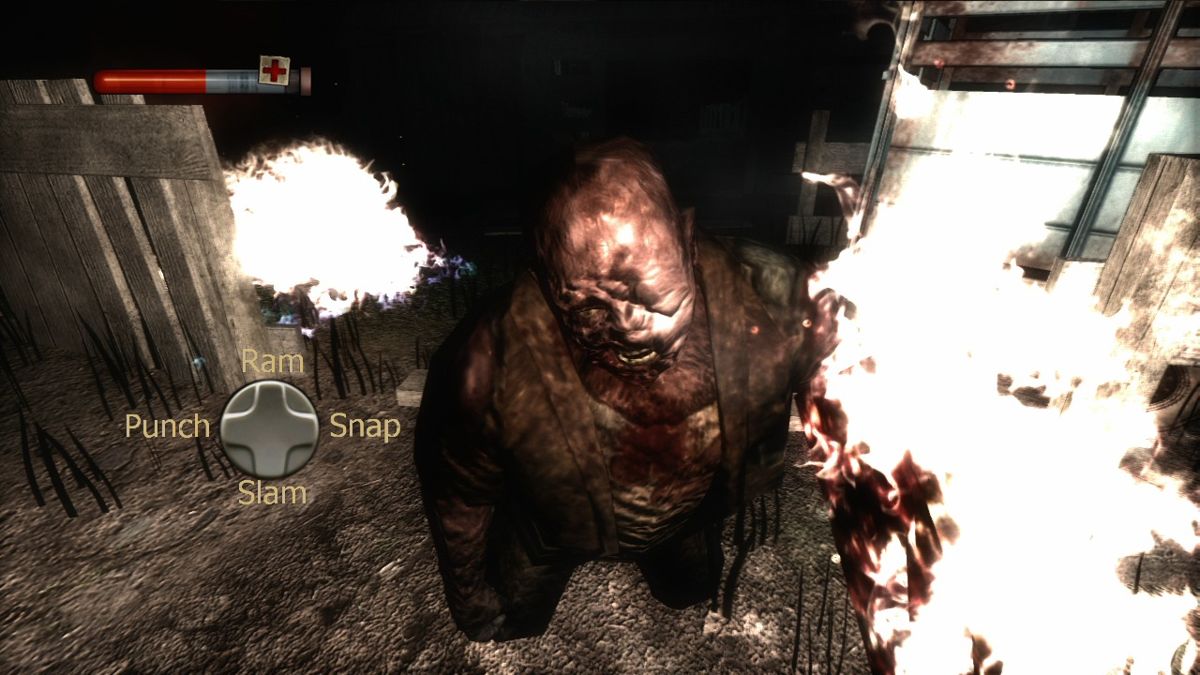 Condemned: Criminal Origins (Xbox 360) screenshot: There are several finishing moves when in close proximity to your target