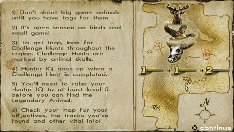 Screenshot of Cabela's Legendary Adventures (PSP, 2008) - MobyGames