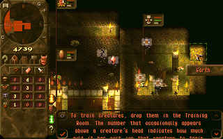 Dungeon Keeper: Gold Edition (Windows) screenshot: Dungeon constructor