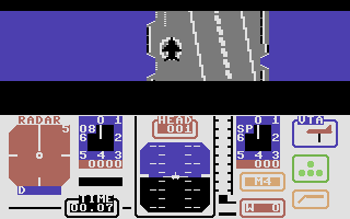 Harrier Mission (Commodore 16, Plus/4) screenshot: Ready for take-off.