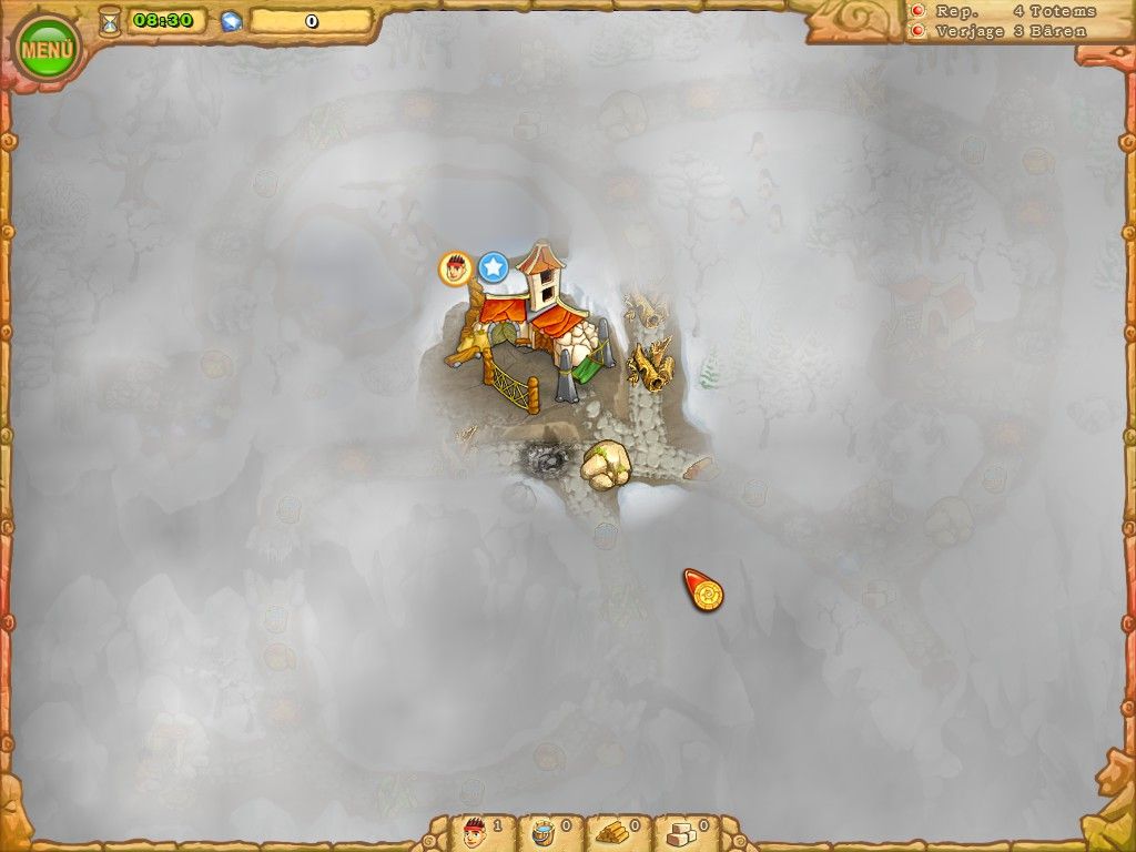 Island Tribe (Windows) screenshot: Different environment, same fog.