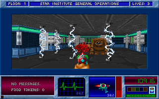Blake Stone: Aliens of Gold (DOS) screenshot: am I in a doom or what?
