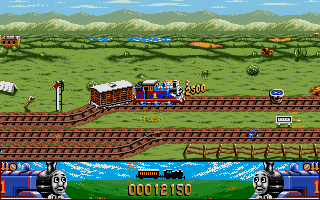 Thomas the Tank Engine & Friends (Atari ST) screenshot: Collected a bonus and the next one is straight forward