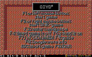Oxyd (Atari ST) screenshot: Menu English version (Color, 320x200)