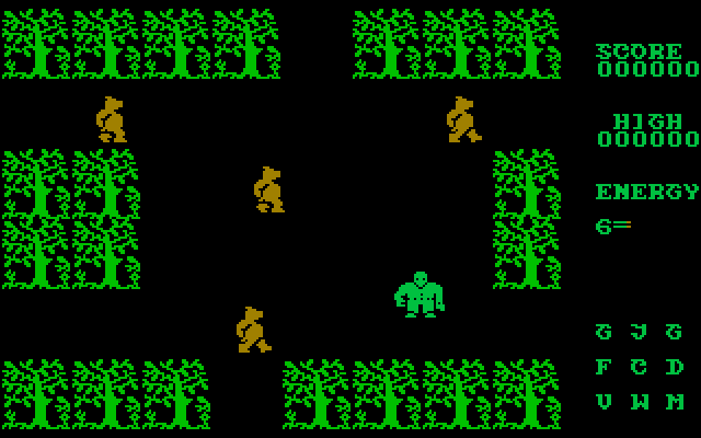 The Lands of Havoc (Atari ST) screenshot: The graphics reminds of the Spectrum