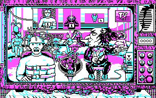 Mad Show (DOS) screenshot: Uh-oh... lost the bet