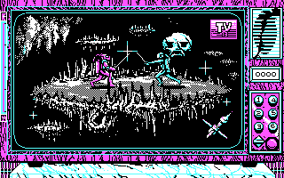 Mad Show (DOS) screenshot: The duel
