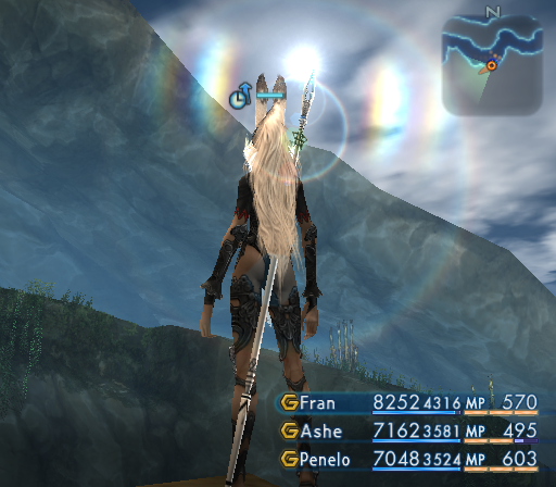 Final Fantasy XII (PlayStation 2) screenshot: Nice... effects. No, seriously, take a look at those reflections