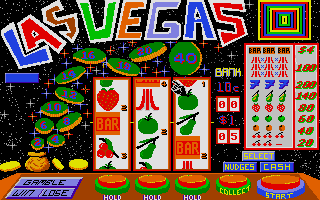 Las Vegas (Atari ST) screenshot: The reels are turning