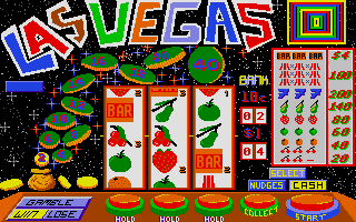 Las Vegas (Atari ST) screenshot: Gamble and won!