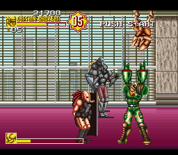 Sonic Blast Man II (SNES) screenshot: Air Toss
