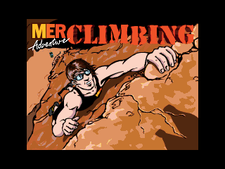 MER Adventure Climbing (DOS) screenshot: Title screen