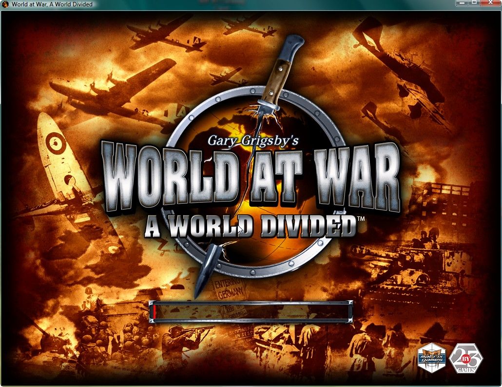 Gary Grigsby's World at War: A World Divided (Windows) screenshot: Title screen