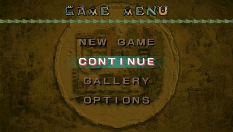 Monster Hunter: Freedom (PSP) screenshot: Main menu