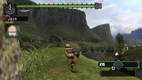Monster Hunter: Freedom (PSP) screenshot: Off we go to hunting grounds
