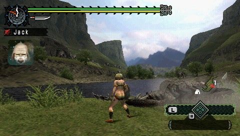 Monster Hunter: Freedom (PSP) screenshot: Killed it!