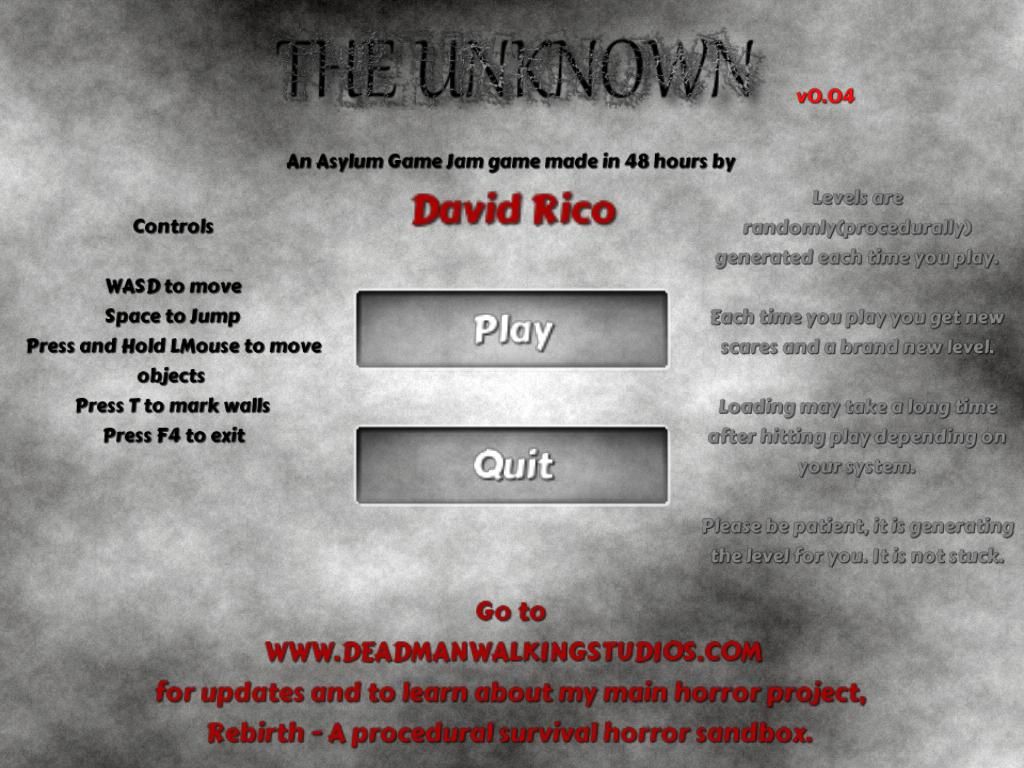 The Unknown (2013) - MobyGames