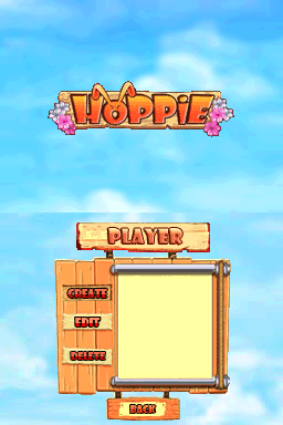 Hoppie (Nintendo DS) screenshot: Title screen