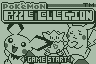 Pokémon Puzzle Collection (Pokémon Mini) screenshot: Title screen.