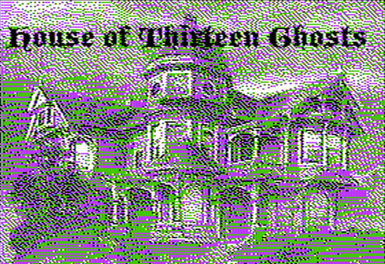 Screenshot of House of Thirteen Ghosts (Apple II, 2015) - MobyGames