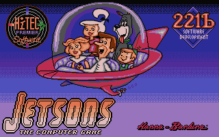 Jetsons: The Computer Game (DOS) screenshot: Title Screen