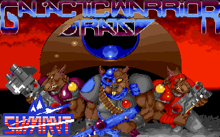 Galactic Warrior Rats (DOS) screenshot: Title screen